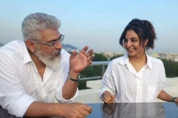 காருக்குள் பிரபலத்துடன் இணைந்து ஆட்டம் போட்ட துணிவு படம் நடிகை.. வைரல் வீடியோ