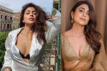 41 வயதாகியும் இப்படியா? எல்லை மீறிய கவர்ச்சியில் ஸ்ரேயா சரண்