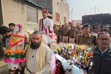 குதிரையில் வந்த மணமகன்; 200 போலீஸார் பாதுகாப்பு - என்ன காரணம் தெரியுமா?