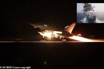 ஹவுதிக்கு எதிராக அமெரிக்காவுடன் இணைந்து பிரித்தானியா கூட்டுத் தாக்குதல்