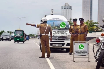 දැන් රථවාහන වැරදි කෙළින්ම පොලිසියට කියන්න පුළුවන් - මෙන්න වට්සැප් අංකය
