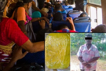 கிளிநொச்சியிலிருந்து மாத்தறைக்கு கஞ்சாவை கடத்தியவர் கைது