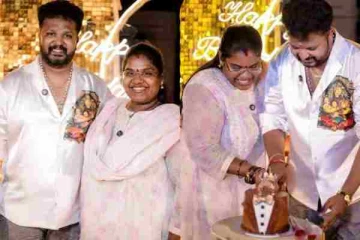 தனது கணவரின் பிறந்தநாளை கோலாகலமாக கொண்டாடிய நடிகை இந்திரஜா சங்கர்.... சூப்பர் போட்டோஸ்