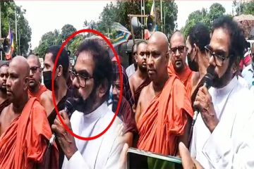 திருகோணமலை பௌத்த விகாரை நிர்மாணிப்பிற்கு ஆதரவாக களத்தில் குதித்த அருட்தந்தை ஜோர்ஜ்