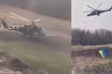 போர்க்களத்தில் சிறுவனின் நெகிழ்ச்சி சம்பவம் ; வைரலாகி வரும் வீடியோ