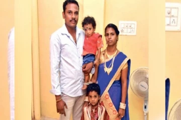 மனைவி இறந்த சோகத்தில், 2 பிஞ்சு குழந்தைகளையும் கொன்றுவிட்டு தூக்கில் தொங்கிய கணவன்