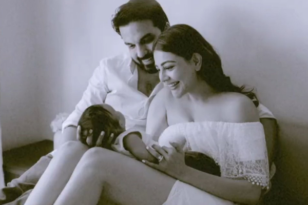 திருமணமாகி கைக்குழந்தை!! முகம் வீங்கி ஆளே அடையாளம் தெரியாமல் மாறிய நடிகை காஜல் | Kajal Aggarwal Latest Shocking Face Cloming Photos