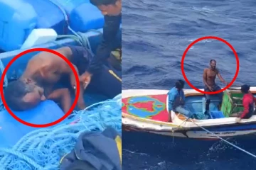 நடுக்கடலில் உயிருக்கு போராடிய இலங்கை கடற்றொழிலாளரை மீட்ட நாகை கடற்றொழிலாளர்கள்