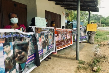 காணாமல் ஆக்கப்பட்டவர்களின் உறவுகளால் சர்வதேச சிறுவர் தினத்தில் போராட்டம் முன்னெடுப்பு