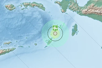 ඉන්දුනීසියාවත් අද සෙළවෙයි. චලනය මැග්නිටියුඩ් 6 ඉක්මවයි.