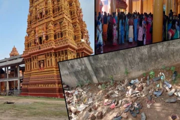 ஒட்டுசுட்டான் தான்தோன்றீஸ்வரர் ஆலயத்தில் புரட்டாதிச் சனி: மக்களின் செயற்பாட்டால் எழுந்துள்ள விசனம்(Photos)