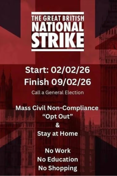 முழு பிரித்தானியாவிலும் ஒரு வார வேலைநிறுத்தம்: புலம்பெயர்தல் எதிர்ப்பு அமைப்பு அழைப்பு | Migrants Calls For One Week Strike In Uk