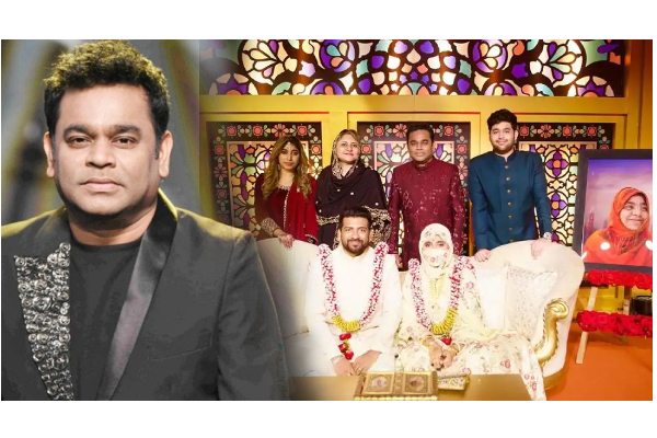 மிக எளிமையான முறையில் நடைபெற்ற ஏ.ஆர்.ரகுமான் மகளின் திருமணம் - வைரலாகும் புகைப்படம் - தமிழ்நாடு