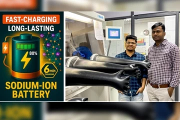 6 நிமிடத்தில் 80% சார்ஜ்: பெங்களூரு விஞ்ஞானிகள் கண்டுபிடித்த அதிவேக சோடியம்-அயன் பற்றரி!