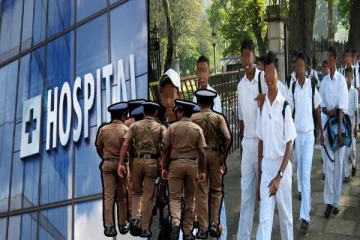 நடு வீதியில் பாடசாலை சீருடையுடன் கசிப்பு குடித்து மயங்கி விழுந்த மாணவர்கள்