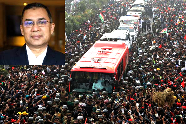 Tarique Rahman Bangladesh return after 17 years exile, BNP acting chairman comeback Dhaka February 2026 elections, Khaleda Zia son political future Bangladesh unrest violence, Bulletproof convoy Tarique Rahman reception 50 lakh supporters, BNP vs Awami League election ban political tensions Dhaka, International Republican Institute survey BNP lead 2025 polls, Tarique Rahman family Zubaida Zaima return from London, Evercare Hospital visit Khaleda Zia health condition Dhaka, Bangladesh student uprising Sheikh Hasina ouster 2024 impact, Bangladesh election 2026 Islamist Jamaat-e-Islami participation