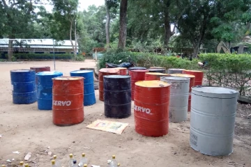 வெள்ளை நிற மண்ணெண்ணையுடன் ஒருவர் கைது