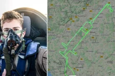 கொரோனா தடுப்பூசியை நினைவூட்ட, நடுவானில் ஜேர்மன் பைலட் செய்த செயல்!