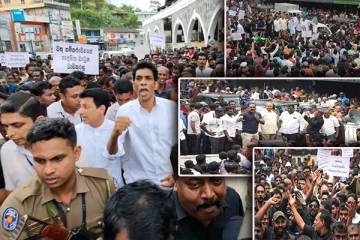 பெருந்தோட்டத் தொழிலாளர்களுக்கான 1700 ரூபா சம்பளம் : ஹட்டனில் முன்னெடுக்கப்பட்டுள்ள மாபெரும் ஆர்ப்பாட்டம்