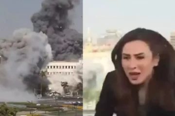 சிரியாவை தாக்கிய இஸ்ரேல், நேரலையில் நடந்த குண்டுவீச்சு ; வெளியான அதிர்ச்சி வீடியோ