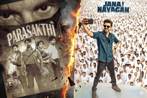 பராசக்தி நிலைமை இப்படியாகிருச்சே, விஜய் புயலில் தாக்கு பிடிக்குமா | Will Parasakthi Gets Attention In Jananayagan Roar பராசக்தி நிலைமை இப்படியாகிருச்சே, விஜய் புயலில் தாக்கு பிடிக்குமா | Will Parasakthi Gets Attention In Jananayagan Roar