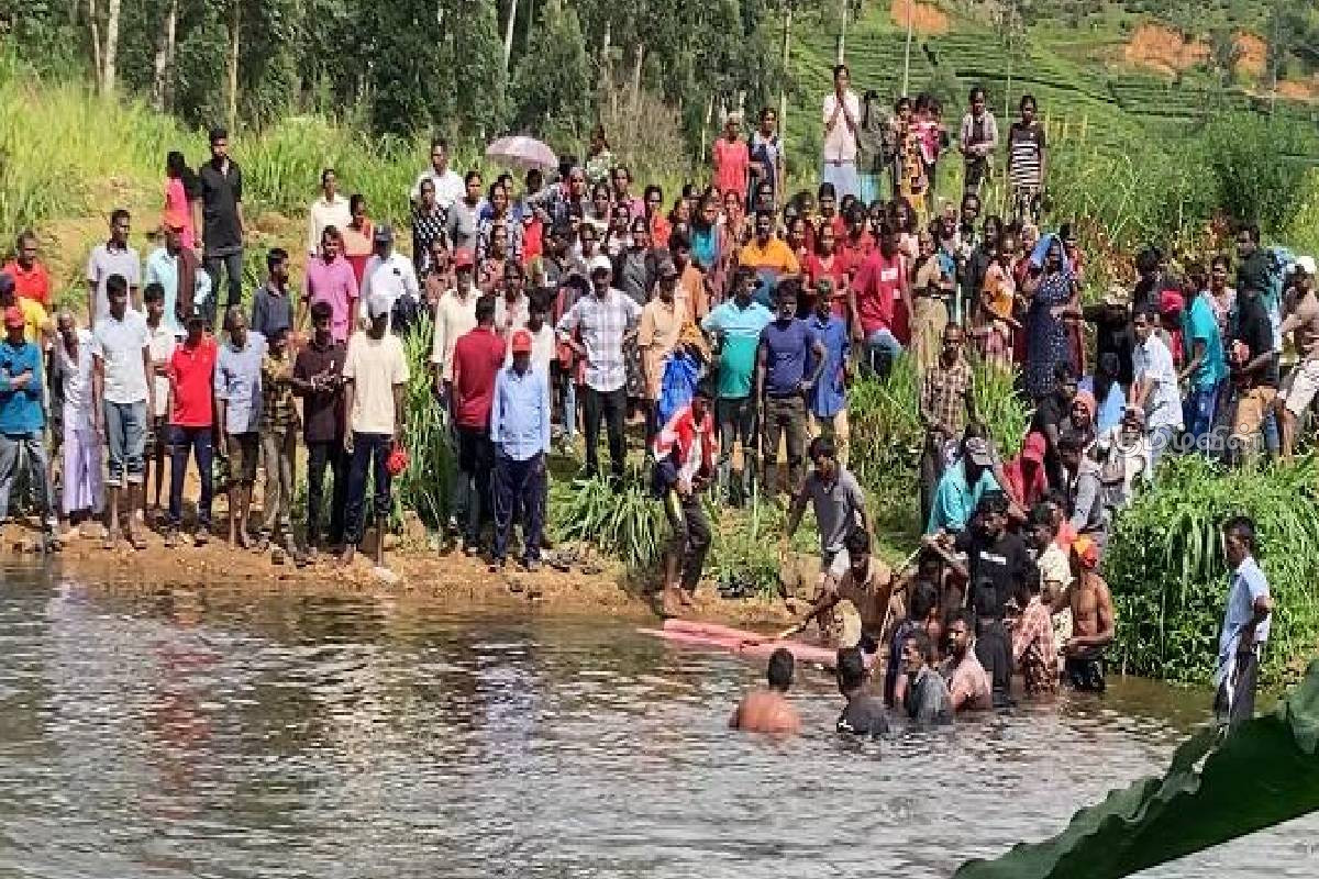 லிந்துலையில் நீரில் மூழ்கிய மாணவன் - சடலமாக மீட்பு | Search Continues Second Day For Student In Lindula லிந்துலையில் நீரில் மூழ்கிய மாணவன் - சடலமாக மீட்பு | Search Continues Second Day For Student In Lindula