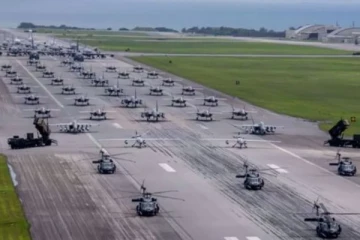 அமெரிக்க விமானப்படை தளத்தின் ஆயுத கிடங்கில் வெடிவிபத்து