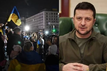 'கெர்சன்' இனி எங்களுடையது என அறிவித்த ஜெலென்ஸ்கி! கையில் கொடி ஏந்தி கொண்டாடும் உக்ரேனிய மக்கள்