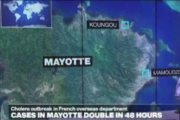 வேகமாகப் பரவும் காலரா தொற்று: பரபரப்பாகும் பிரெஞ்சுத்தீவு