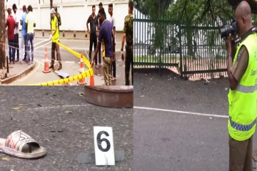 நீதிமன்றத்தின் முன் துப்பாக்கிச் சூடு: ஆறு வயது மகள் பலி தந்தை படுகாயம்