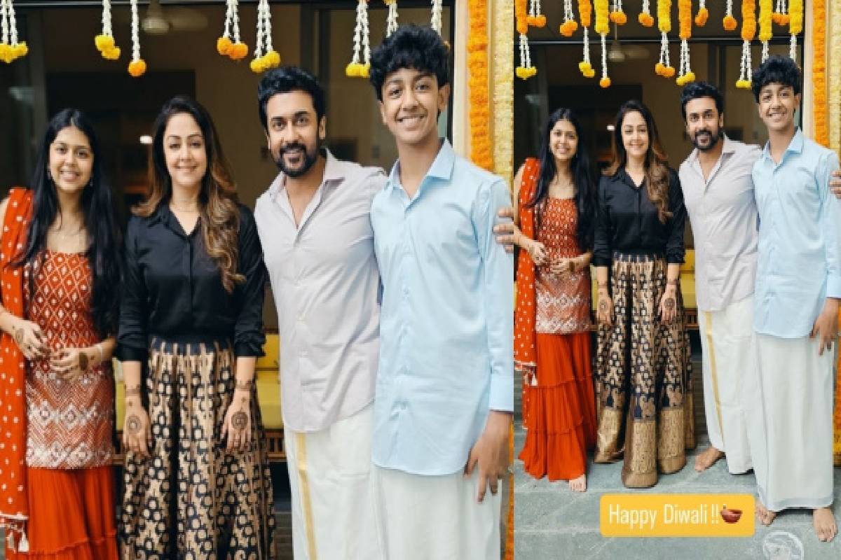 47 வயதில் உடல் எடையை குறைத்து அசத்தல் லுக்கில் ஜோதிகா! வாயடைத்துப்போன ரசிகர்கள் | Jyothika New Hot Look Photos Goes Viral