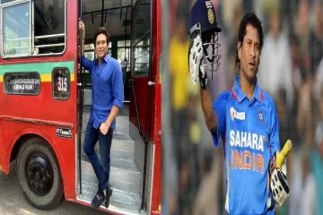 ‘பேருந்தில் பயணம் செய்யும் சச்சின் டெண்டுல்கர்' - இணையத்தில் புகைப்படம் வைரல்