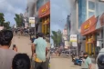 කුරුණෑගල නගරයේ හදිසි ගින්නක් - ගින්න නිවීමට දැඩි උත්සාහයක් [VIDEO]
