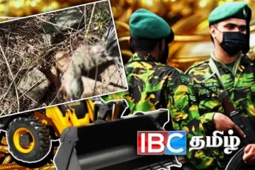 காணியொன்றிலிருந்து வெடிபொருட்களுடன் விடுதலைப் புலிகளின் கொடி மீட்பு