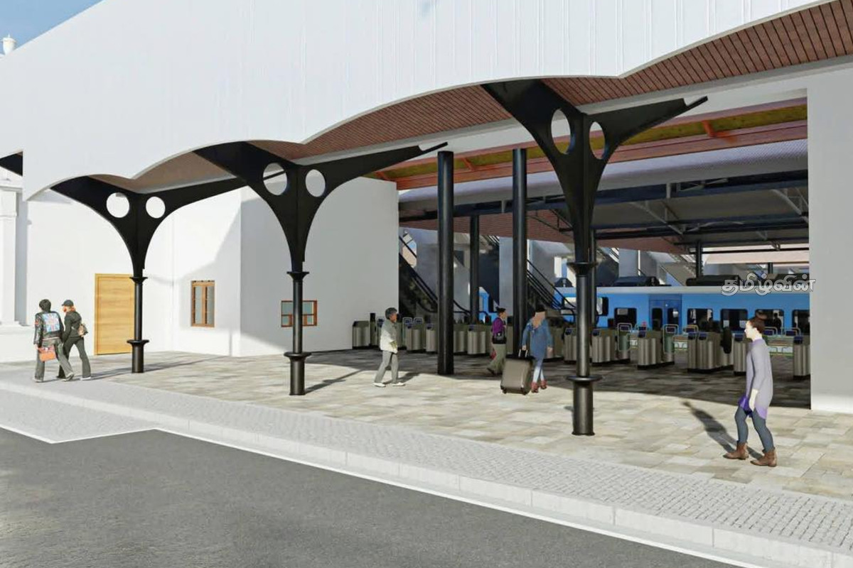 15 மாதங்களில் புதிய தோற்றம் : கொழும்பு கோட்டை தொடருந்து நிலைய மாதிரிப் படங்கள் வெளியீடு! | Colombo Fort Railway Station Modernization Work