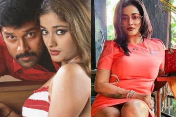 41 வயதை எட்டியும் அடங்காத விக்ரம் பட நடிகை.. வாய்ப்பிளக்கும் போஸில் கிரண்..