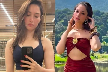 இப்படியொரு ஆடையில் போட்டோஷூட்!! படுஒல்லியாக மாறிய நடிகை தமன்னா...