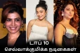 இந்தியாவின் டாப் 10 செல்வாக்குமிக்க நடிகைகள்.. வெளிவந்த முழு பட்டியல்