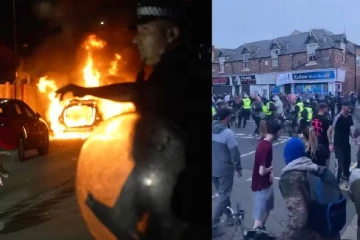 பிரித்தானியா முழுக்க வெடித்த கலவரம்: லண்டனை அடுத்து இன்னொரு பகுதிக்கு விரைந்த ஆர்ப்பாட்டக்காரர்கள்