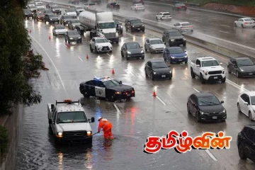 கலிபோர்னியாவை தாக்கிய சக்திவாய்ந்த புயல்: 6 மாவட்டங்களுக்கு அவசரநிலை அறிவிப்பு