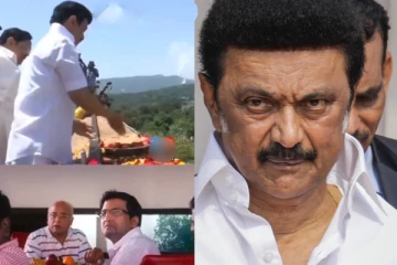 பூவை வீசுவதற்கு பதிலாக பூச்சட்டியை வீசிய முதல்வர் ஸ்டாலின்..இதோ வீடியோ