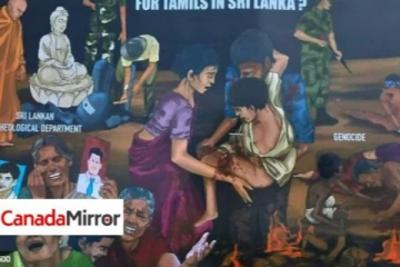 சுவிஸ் வங்கி நடத்திய ஓவியப் போட்டியில் தமிழ் சிறுமி வரைந்த ஓவியம்!