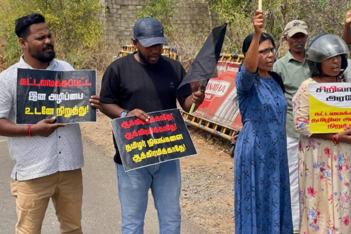 சொந்தக் காணிகளை உடனடியாகத் திரும்பத் தாருங்கள்! தையிட்டியில் தொடர்ந்த போராட்டம் | Thaiyitti Landowners Demand Their Property Back