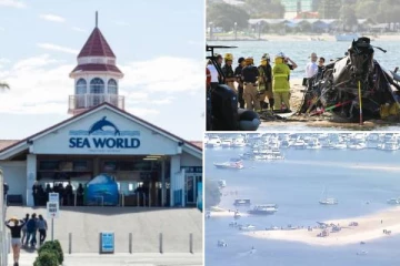 அவுஸ்திரேலியாவில் நடுவானில் மோதிக் கொண்ட 2 ஹெலிகாப்டர்கள்: புகைப்படங்கள்