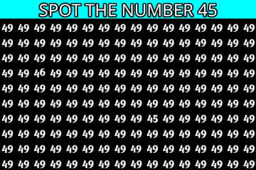 Optical illusion: கண்களை மாயமாக்கும் இந்த படத்தில் மறைக்கப்பட்ட இலக்கம் எவை?