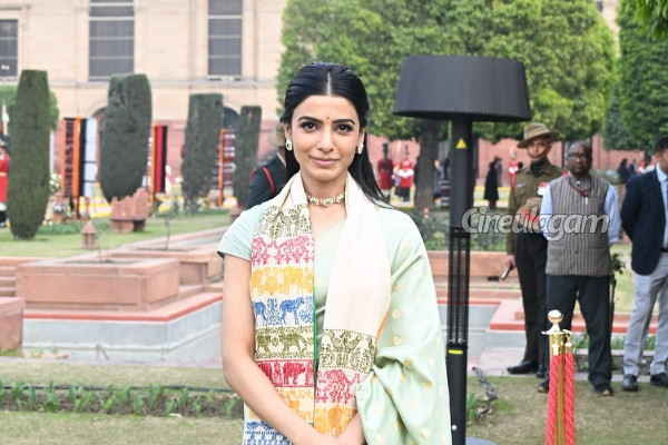 குடியரசு தலைவர் விருந்தில் நடிகை சமந்தா.. யாரை சந்தித்துள்ளார் பாருங்க | Samantha Attend President Party On Republic Day