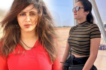 திருமணமாகி குழந்தை பெற்றும் குறையாத கிளாமர் லுக்!! விஜே அஞ்சனாவை பார்த்து ஜொள்ளுவிடும் ரசிகர்கள்..