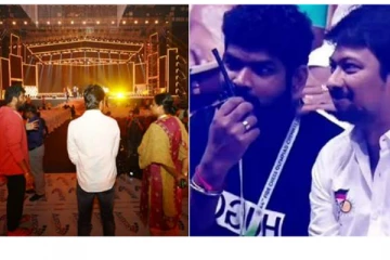 செஸ் நிறைவு விழா மும்முரம் - கையில் வாக்கி டாக்கியுடன் வலம் வரும் விக்னேஷ் சிவன்!