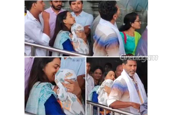50 வயதில் தனக்கு பிறந்த மகள் மற்றும் மனைவியுடன் திருப்பதி கோவில் வந்த பிரபு தேவா- புகைப்படம் இதோ | Prabhu Deva Visits Tirupathi With Family