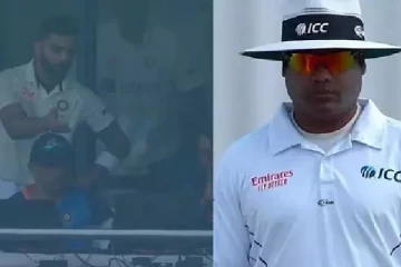 தவறான முடிவை அறிவித்த நடுவர்கள் : கடுப்பான விராட்கோலி